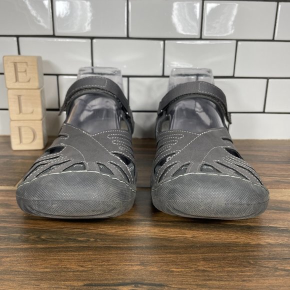 JSport by Jambu Poppy Womens Size 8.5 Shoes Gray All Terra Traction Sport Sandal - Picture 2 of 14